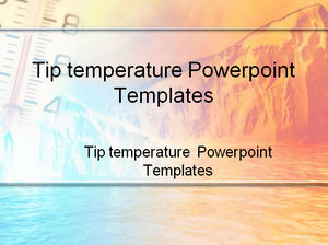 temperatura de la punta plantillas de PowerPoint