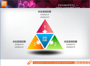 Triangle spreads PowerPoint material download