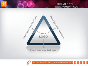 Triangle Thème Description du PPT Template