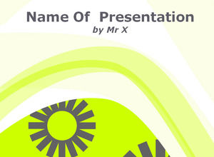 Torsion Curve Patterned modèle powerpoint