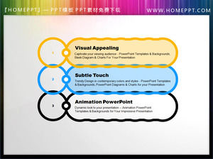 Due semplici stili wireframe di PPT materiale catalogo