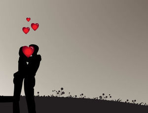 Dia dos Namorados emoji PPT template