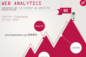 "Web analytics" modelo europeu e americano estilo cartoon vilão ppt