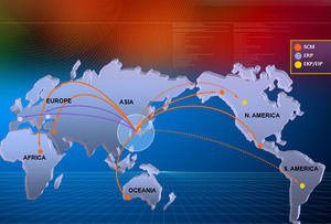 análise de dados fundo do mapa mundial